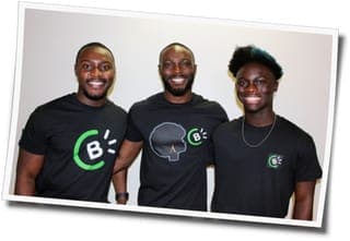Matthew, Jonathan and Nicholas Addai, the CashBlack founders